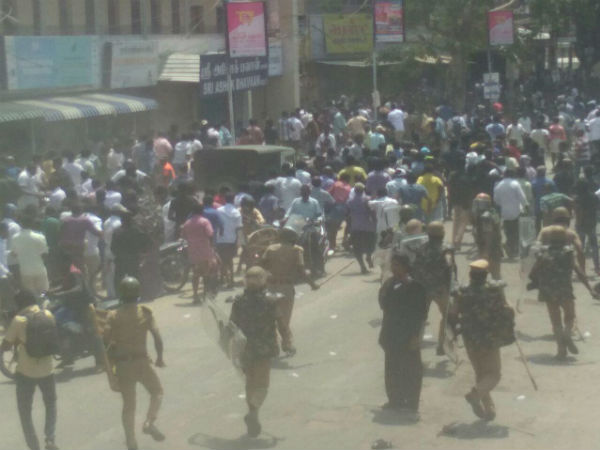 One shot dead in Police firing in Tuticorin anti Sterlite protest