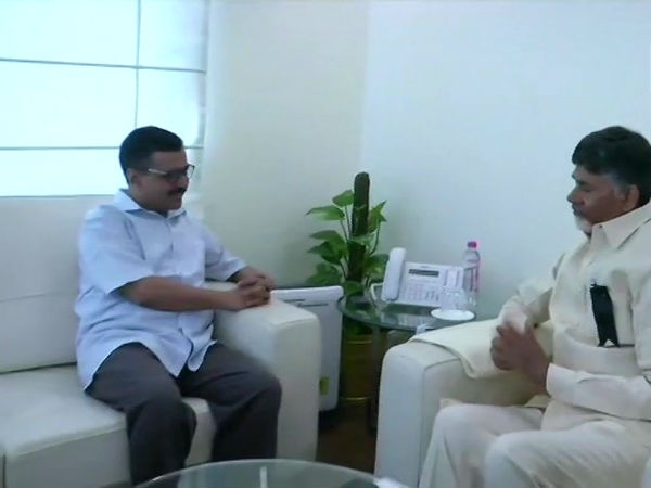  కేజ్రీవాల్ సహా ఇతర సీఎంలతో చంద్రబాబు చర్చలు
