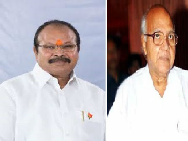 AP BJP Chief Kanna Lakshminarayana meeting with Ramoji Rao AP BJP Chief Kanna Lakshminarayana meeting with Ramoji Rao