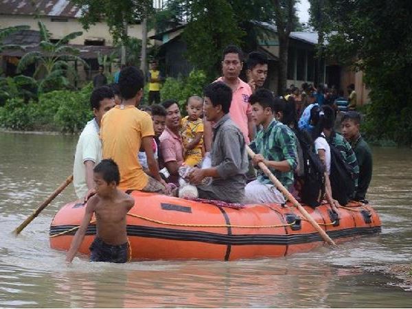 23 dead due to Floods in North East states 23 dead due to Floods in North East states