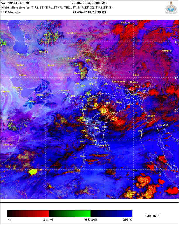 Monsoon updates: SW monsoon advances towards central India