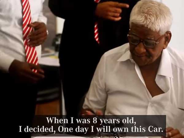 ఆ కారు పేరు కూడా తెలియదు