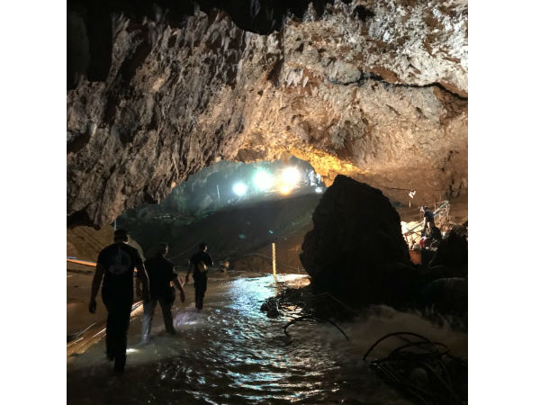 Elon musk reaches Thai caves site, posts videos on Instagram