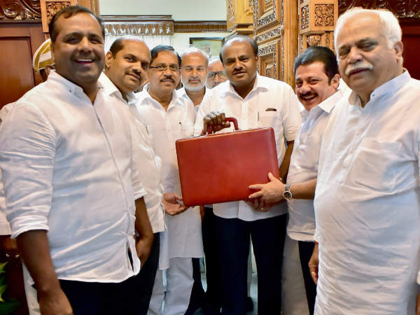 Kumara swamy waives off crop loans in his maiden JDS congress budget Kumara swamy waives off crop loans in his maiden JDS congress budget