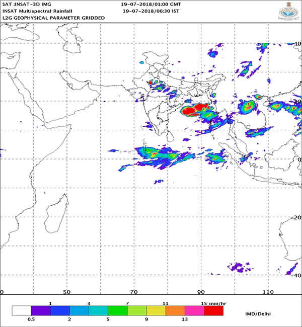 Monsoon updates: Very heavy rains at isolated places very likely over East Rajasthan and West MP 