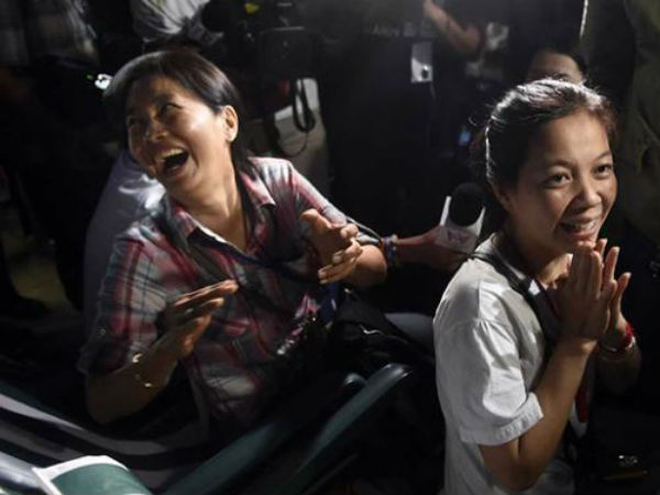 ఆనందం వెల్లివిరిసింది