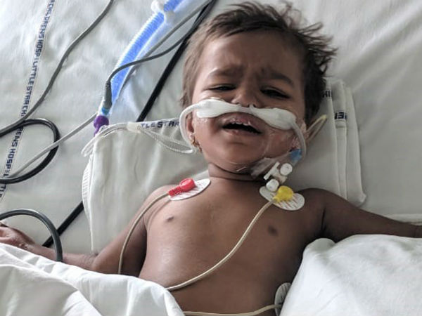 This family need RS 10 lakhs for their child health