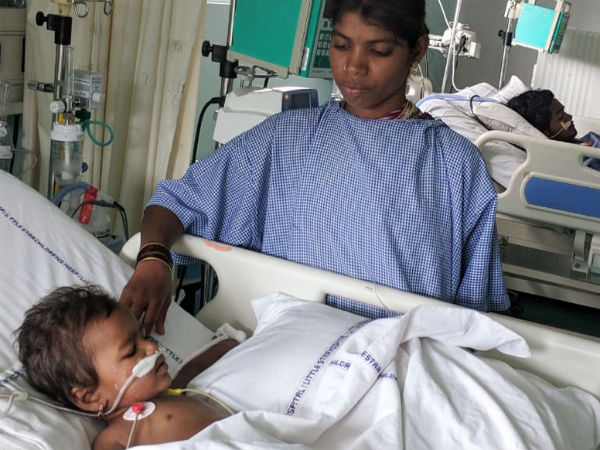 This family need RS 10 lakhs for their child health