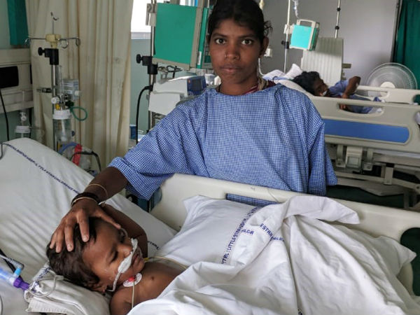 This family need RS 10 lakhs for their child health