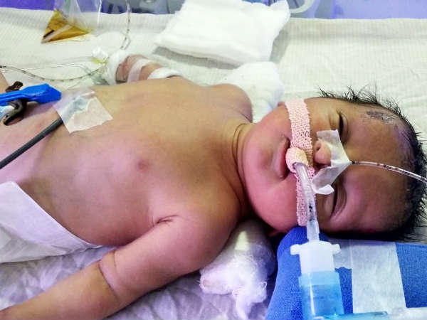 Help baby of Lakshmi, who is unhelathy. Help Lakshmi to save her newborn.