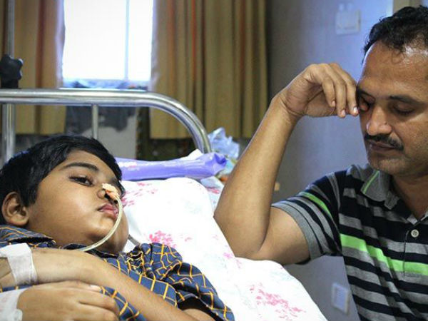 Eight-year-old is suffering from severe brain tumour. We need help