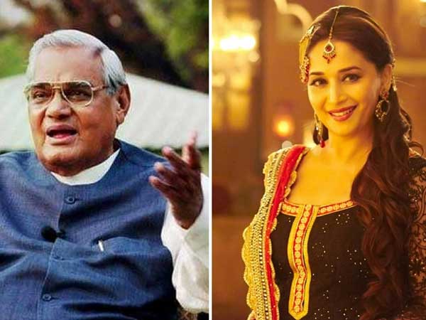 మాధురీ దీక్షిత్ తో మాటల్లో పెట్టి గులాబ్జాం మాయం చేశారు! మాధురీ దీక్షిత్ తో మాటల్లో పెట్టి గులాబ్జాం మాయం చేశారు!