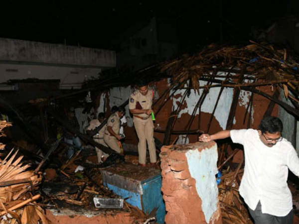 Three killed in a blast at firecracker factory in Andhra Pradesh Three killed in a blast at firecracker factory in Andhra Pradesh