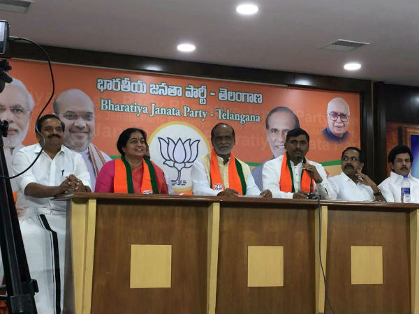 పద్మినీరెడ్డి బీజేపీలో చేరడంపై మురళీధర రావు