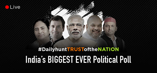 Biggest opinion poll on Lok Sabha election 2019 by dailyhunt