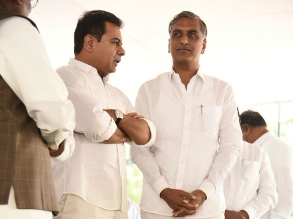 కేటీఆర్-హ‌రీష్ అంశంపై వేడి వేడి చర్చ..! విభేదాలు లేవంటున్న నేత‌లు..!!