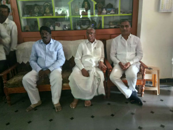 ముత్యం రెడ్డి ఇంటికి హరీష్ రావు
