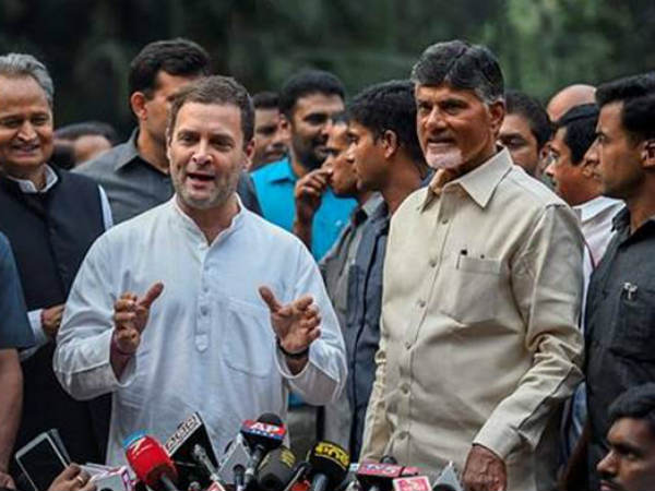 ఢిల్లీ పర్యటనలో రాహుల్ గాంధీకి చంద్రబాబు ఝలక్