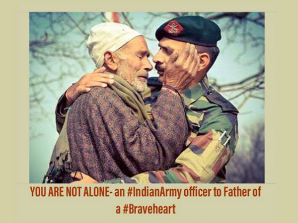 This photo of Indian Army officer consoling father of slain soldier has left people teary-eyed