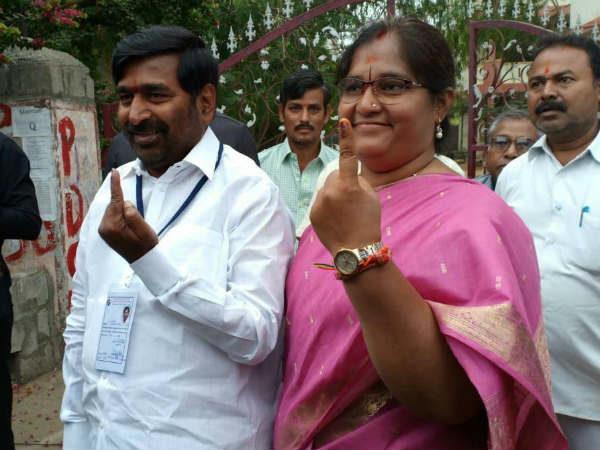 Telangana elections: Harish Rao casts his vote in Siddipet Telangana elections: Harish Rao casts his vote in Siddipet