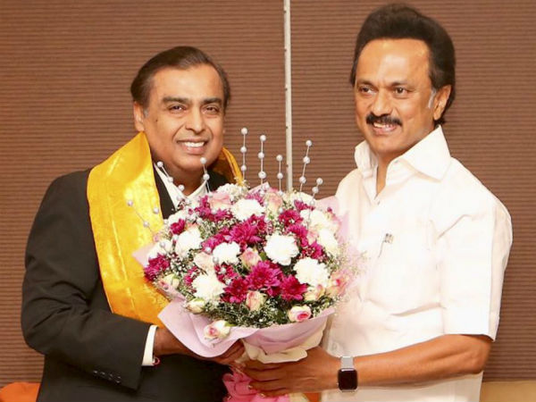 Ambanis Fly To Chennai To Invite DMK Chief MK Stalin For Sons Wedding