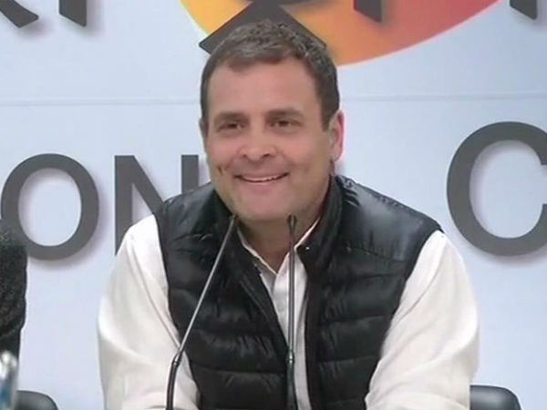 Congress defeating BJP in ideological fight, PM Modis bluster gone over Rafale: Rahul Gandhi Congress defeating BJP in ideological fight, PM Modis bluster gone over Rafale: Rahul Gandhi