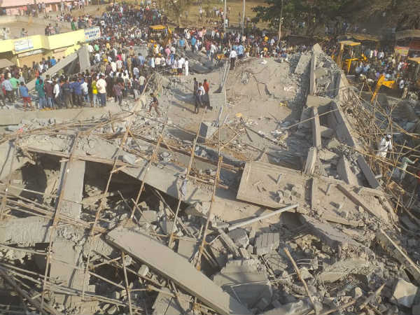  Minister Vinay Kulkarni is related to one of the owner of the building which is collapsed in Dharwad