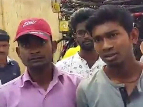 Cycles which is having TDP logo for distrbution in Nellore caught by YSRCP leaders