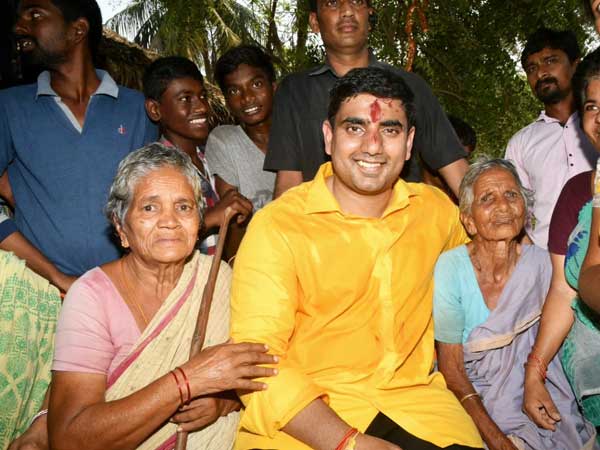 నారా.. తొలిసారి