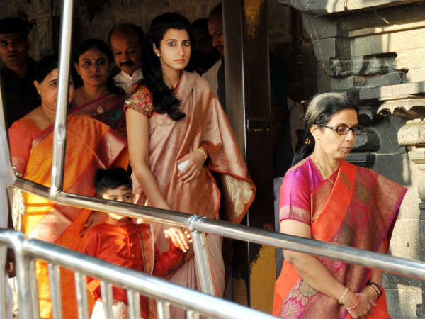 Chief Minister of Andhra Pradesh Family members visits Tirumala Chief Minister of Andhra Pradesh Family members visits Tirumala