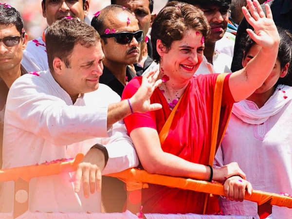 భారీ ర్యాలీ నడుమ రాహుల్ గాంధి అమేథిలో నామినేషన్