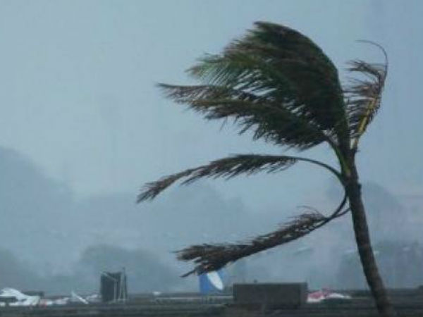 గంటకు 170.కి.మీ వేగంతో గాలులు