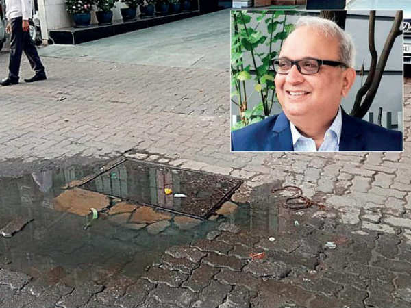 Helios Capital boss Samir Arora slips into open Mumbai manhole Helios Capital boss Samir Arora slips into open Mumbai manhole