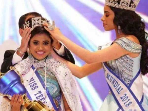 Mumbai girl Sushmita Singh wins Miss Teen World 2019 title