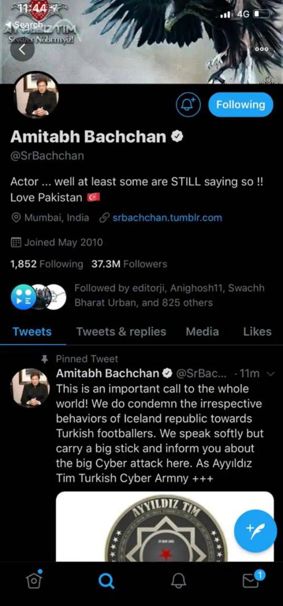 Amitabh Bachchans Twitter Account Hacked, Profile Picture Changed to Pakistan PM Imran Khans