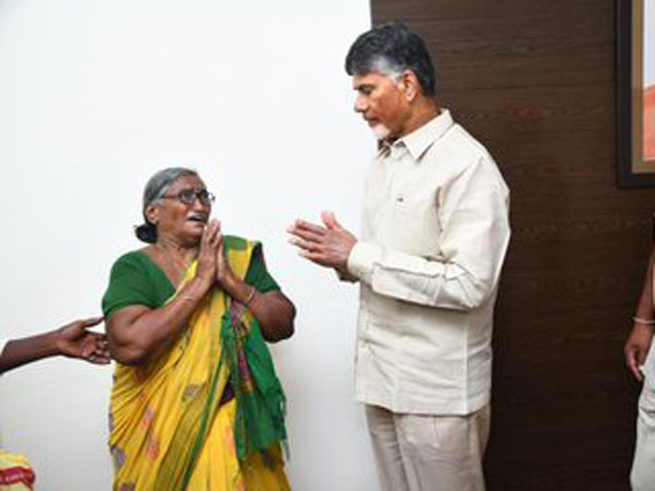several TDP workers, supporters met former CM Chandrababu