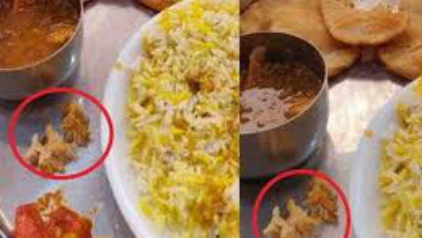 chicken pieces found in vegeterian food served in maharastra assembly canteen chicken pieces found in vegeterian food served in maharastra assembly canteen