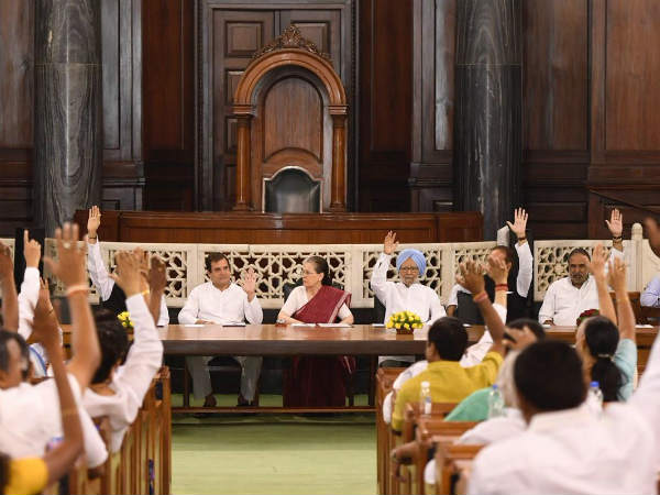 Sonia Gandhi elected as Parliamentary leader, Rahul congratulates his Mother Sonia Gandhi elected as Parliamentary leader, Rahul congratulates his Mother