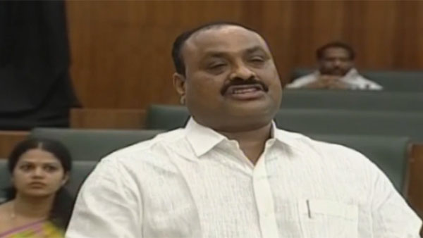 సభలో అచ్చెన్నాయుడికి స్పీకర్ సూచన .. అచ్చెన్న అసహనం ...
