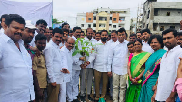  ktr birthday celebrations in helping way ktr son himanshu also participated