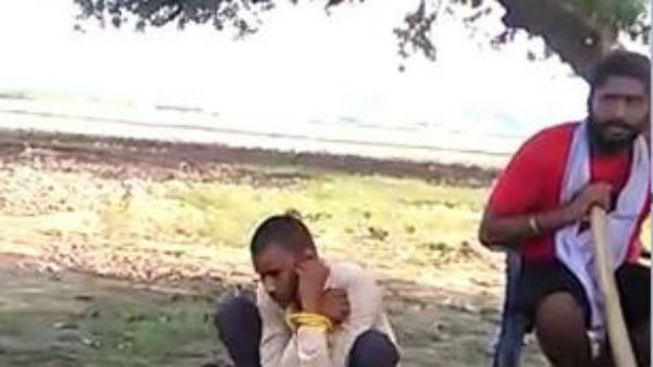 Father and son thrashed, made to do sit ups by locals