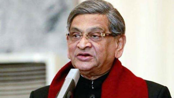 మాజీలు గైర్హాజ‌ర్‌..ఎస్ఎం కృష్ణ ఒక్క‌రే హాజ‌ర్‌