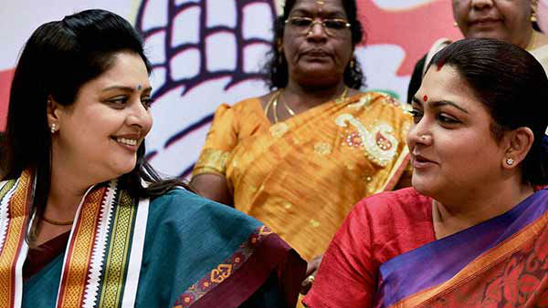 సినీ తారలు కుష్బు, నగ్మా సినీ తారలు కుష్బు, నగ్మా