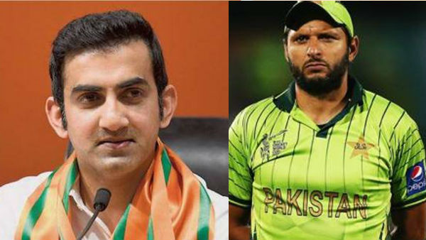 BJP MP and former cricketer Gautam Gambhir on former Pakistani cricketer, Shahid Afridi BJP MP and former cricketer Gautam Gambhir on former Pakistani cricketer, Shahid Afridi