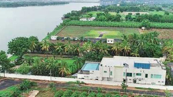 నీట మునిగిన వాక్ వే..రివర్ వ్యూ భవనం..