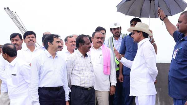 తెలంగాణపై ఈర్ష్యతోనే కాళేశ్వరం ప్రాజక్టుపై జేపీ వ్యాఖ్యలన్న సీఎం కేసీఆర్ 