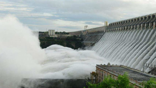 సాగర్ 26గేట్ల ఎత్తివేత..! కనువిందు చేస్తున్న సుందర దృశ్యాలు..!! 