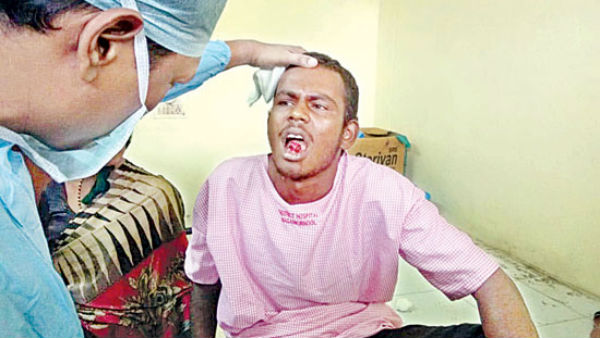 భార్యతో కోపం.. తన నాలుక కోసుకున్న భర్త