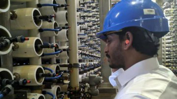 Chief Minister of AP YS Jagan visits desalination plant in Israel