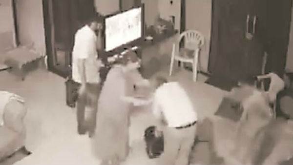  కోడలిపై హైకోర్టు రిటైర్డ్ జడ్జి కుటుంబం దాడి కేసులో సీసీటీవీ ఫుటేజ్ 